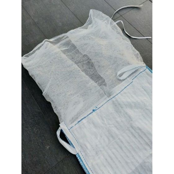 Worek Big Bag 95x95x180 cm - Fartuch z siatki, lej wysypowy